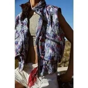 Free People Boho Hooded Utility Vest | Outdoor Gorpcore • Spring Layering | Sz S